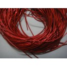 RED - 150 Inches French Metal Wire Gimp Coil Bullion Purl - Smooth Regular - 3.80 Meters